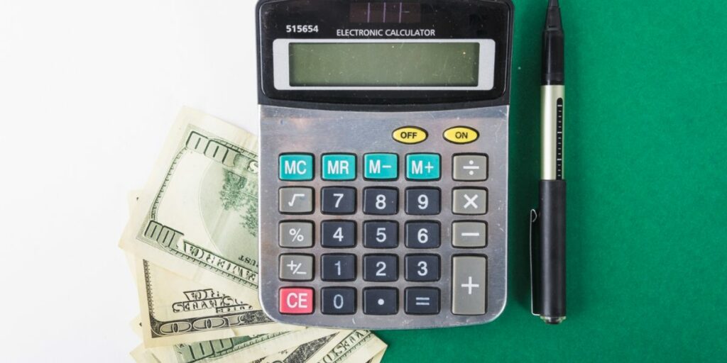Foto de calculo de décimo terceiro.